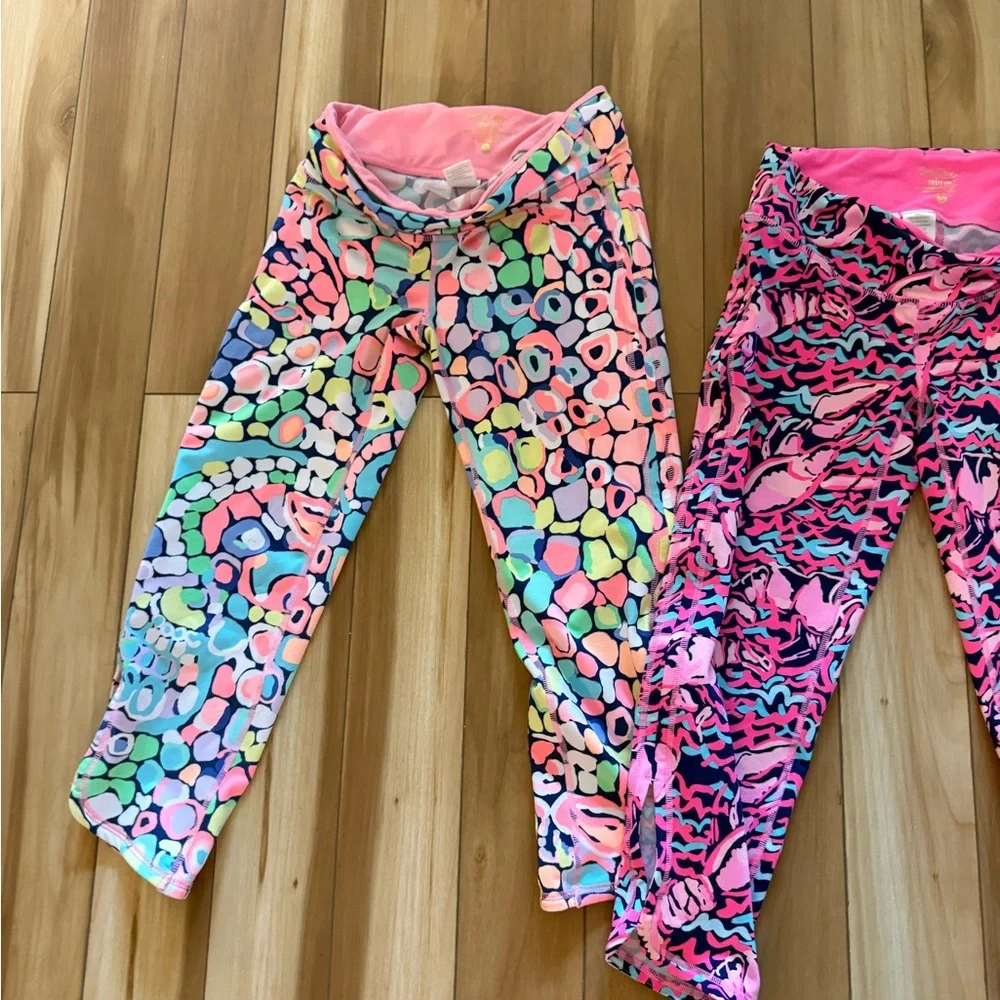 Lilly Pulitzer Colorful Patterned Leggings Set - Picture 4 of 12